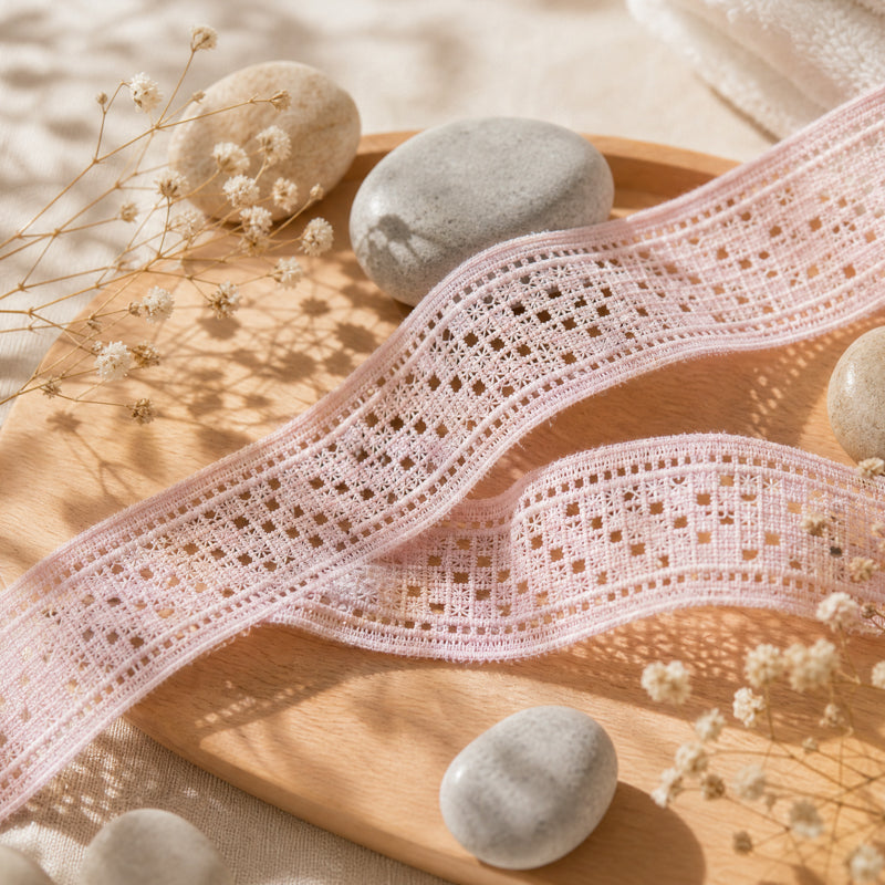 LaceCraze Cross Stitch Grid Lace Ribbon
