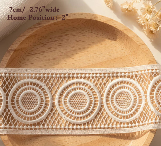 LaceCraze Concentric Circle Lace Ribbon