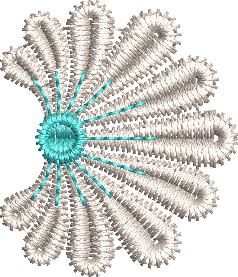 Geometric Macramé Lace Embroidery-N207719