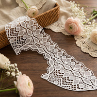 LaceCraze Layered Diamond Chevron Lace Collar