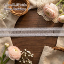 LaceCraze Vertical Stripe Openwork Lace Ribbon