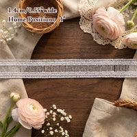 LaceCraze Vertical Stripe Openwork Lace Ribbon