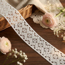 LaceCraze Diamond Circle Dot Mesh Lace Ribbon
