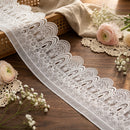 LaceCraze White Cathedral Gothic Lace Trim