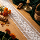 Symmetric Tiny Floral Striped Lace Ribbon