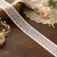 LaceCraze Grid Cross Lace Ribbon