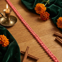 LaceCraze Pom-pom Oval Fringe Lace Trim