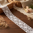 Interlaced Rhombus & Rectangle Hollow Lace Ribbon