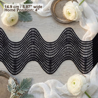 LaceCraze Wave Grid Wavy Lace Trim