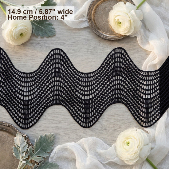 LaceCraze Wave Grid Wavy Lace Trim