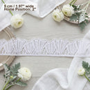 LaceCraze Fan Stripe Scallop Lace Trim