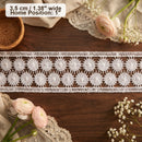 Double Row Hexagonal Mesh Lace Ribbon