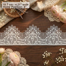 LaceCraze Pointed Peak Vine Leaf Scalloped Lace Trim