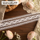 Double Small Loop Honeycomb Middle Decor Lace Ribbon
