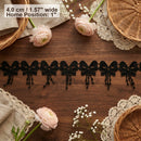 LaceCraze Bow Bead Tassel Lace Trim