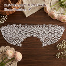 LaceCraze Layered Diamond Chevron Lace Collar