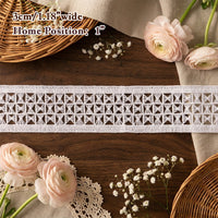 LaceCraze Grid Cross Lace Ribbon