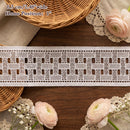 LaceCraze Brickwork Weave Lace Ribbon