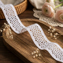 LaceCraze Grid Cross Lace Ribbon