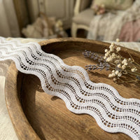 Four-layer Gradient Dot Wavy Lace Ribbon