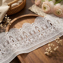 LaceCraze White Cathedral Gothic Lace Trim
