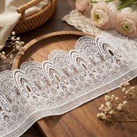 LaceCraze White Cathedral Gothic Lace Trim