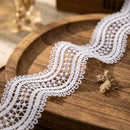 Three-layer Wavy Small Loop Mesh Lace Ribbon