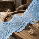 LaceCraze Double-Sided Floral Leaf Lace Trim