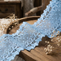 LaceCraze Double-Sided Floral Leaf Lace Trim