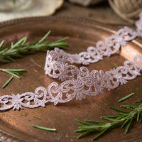 LaceCraze Baroque Scroll Floral Lace Trim