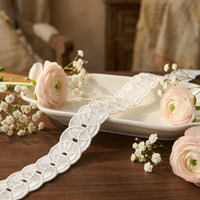 LaceCraze Interlocking Oval Split Lace Ribbon