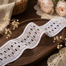 LaceCraze Brickwork Weave Lace Ribbon