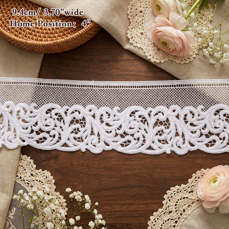 LaceCraze Baroque Scroll Mesh Lace Trim