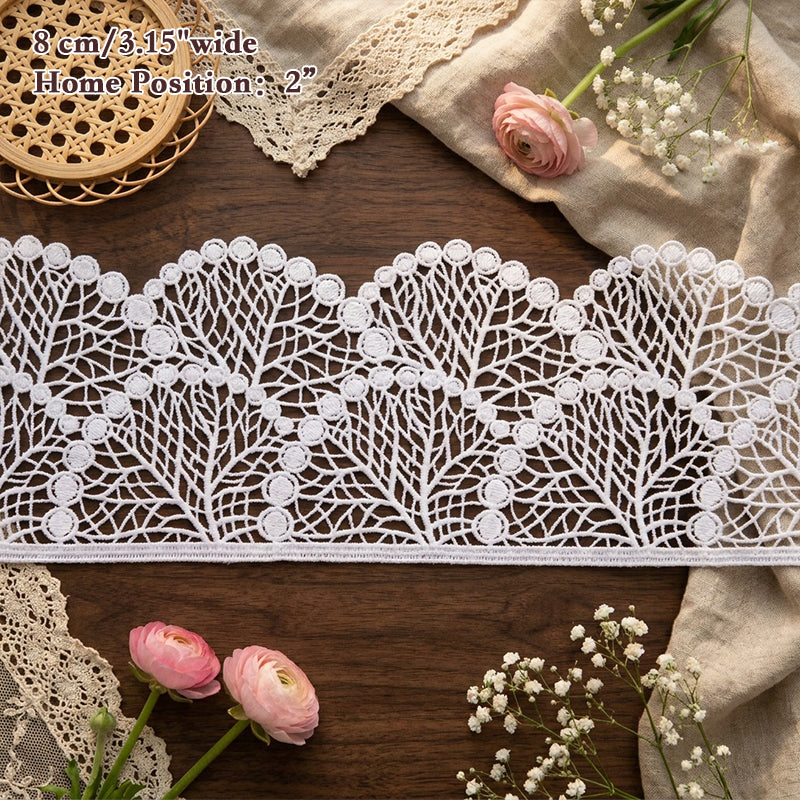 LaceCraze Tree Branch & Dot Lace Trim