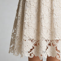 Floral Scroll Lace Trim Embroidery-N406320