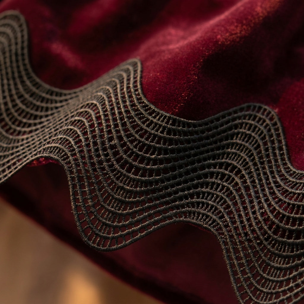 LaceCraze Wave Grid Wavy Lace Trim