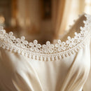 LaceCraze Floral Teardrop Fringe Scalloped Lace Trim