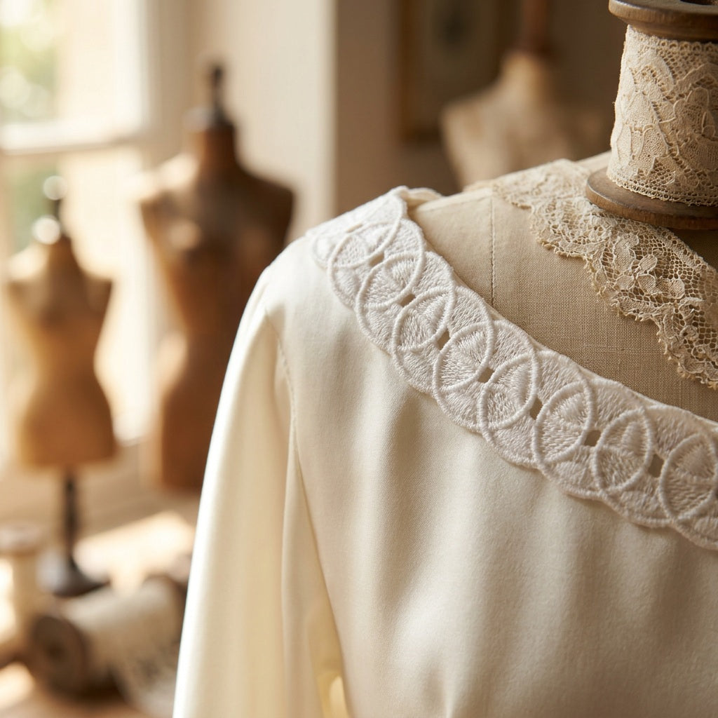 LaceCraze Interlocking Oval Split Lace Ribbon