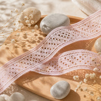 LaceCraze Cross Stitch Grid Lace Ribbon