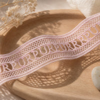 LaceCraze Abstract Pixel Grid Lace Ribbon