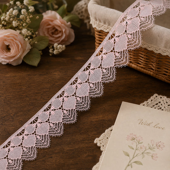 LaceCraze Crisscross Diamond Lace Ribbon