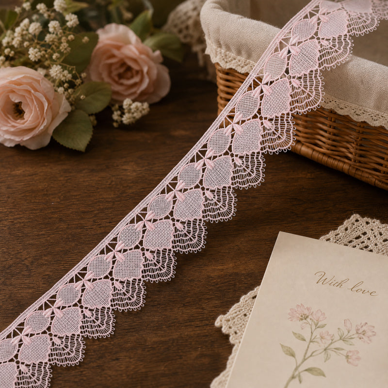 LaceCraze Crisscross Diamond Lace Ribbon