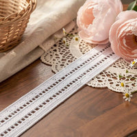LaceCraze Double Square Openwork Lace Ribbon