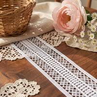 LaceCraze Diamond Lattice Vertical Bar Lace Ribbon