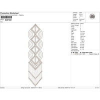 Geometric Macramé Lace Embroidery-N207551