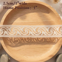 LaceCraze Light Purple Scrollwork Lace Ribbon