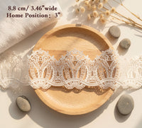 LaceCraze Floral Crown Lace Trim