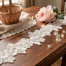 LaceCraze White Butterfly Lace Trim