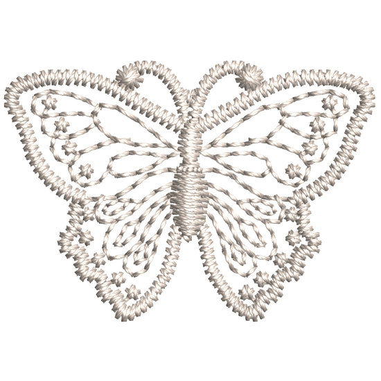 Openwork Butterfly Lace Embroidery-N106368