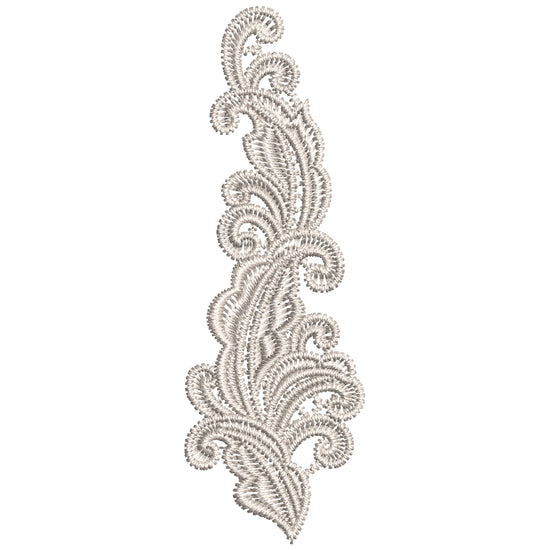 Scrollwork Lace Embroidery-XLn205615a